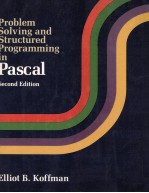 Problem Solving and Structured Programming in Pascal Second Edition