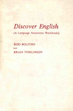 DISCOVER ENGLISH A LANGUAGE AWARENESS WORKBOOK