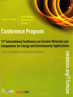 11TH INTERNATIONAL CONFERENCE ON CERAMIC MATERIALS AND COMPONENTS FOR ENERGY AND ENVIRONMENTAL APPLI