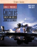 STUDY GUIDE FOR STEWART’S SINGLE VARIABLE CALCULUS CONCEPTS AND CONTEXTS SECOND EDITION