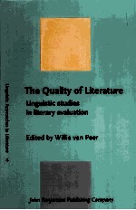 The Quality of Literature Linguistic studies in literary evaluation