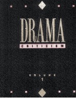 DRAMA CRITICISM VOLUME 1