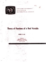 Theory Of Functions Of A Real Variable