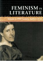 FEMINISM IN LITERATURE A Gale Critical Companion Volume 3: 19th Century