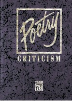 Poetry Criticism Volume 78