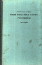 PROCEEDINGS OF THE FOURTH INTERNATIONAL CONGRESS OF BIOCHEMISTRY VOLUME Ⅷ