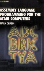 Assembly Language Programming For The Atari Computers