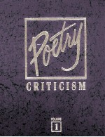 Poetry Criticism Volume 1