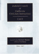 JUDICIAL COUNCIL OF CALIFORNIA CIVIL JURY INSTRUCTIONS CACI* 1 SERIES 100-2300