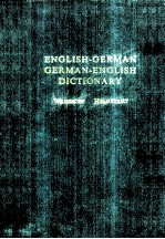 English-German German-English Dictionary Volume I English-German