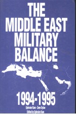 THE MIDDLE EAST MILITARY BALANCE 1994-1995