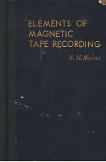 ELEMENTS OF MAGNETIC TAPE RECORDING