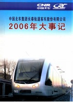 中国北车集团长春轨道客车股份有限公司2006年大事记