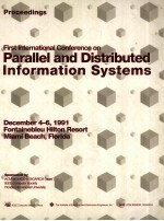 Proceedings of the First International Conference on Parallel and Distributed Information systems