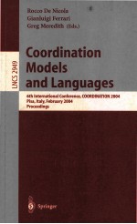 Lecture Notes in Computer Science 2949 Coordination Models and Languages 6th International Conferenc