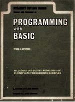 SCHAUM’S OUTLINE OF THEORY AND PROBLEMS OF PROGRAMMING WITH BASIC