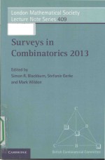 Surveys in Combinatorics 2013