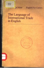 THE LANGUAGE OF INTERNATIONAL TRADE IN ENGLISH