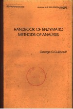 HANDBOOK OF ENZYMATIC METHODS OF ANALYSIS