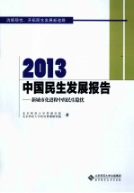 2013中国民生发展报告  新城市化进程中的民生隐忧