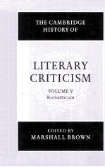 The Cambridge History of Literary Criticism VOLUME 5 Romanticism