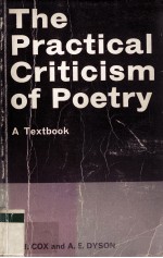 The Practical Criticism of Poetry A Textbook