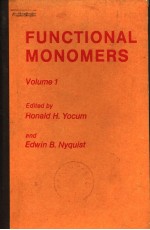 FUNCTIONAL MONOMERS  VOLUME 1