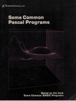 Some Common Pascal Programs