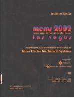 IEEE MICRO ELECTRO MECHANICAL SYSTEMS CONFERENCE TECHNICAL DIGEST  2002