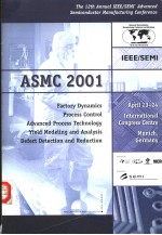 2001 ADVANCED SEMICONDUCTOR MANUFACTURING CONFERENCE