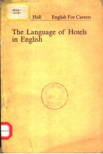 THE LANGUAGE OF HOTELS IN ENGLISH