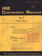 1956 NATIONAL CONVENTION IRE CONVENTION RECORD PART 2 CIRCUIT THEORY