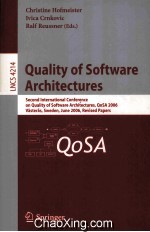 Lecture Notes in Computer Science 4214 Quality of Software Architectures and Software Quality Second