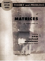 Schaum's Outline of Theory and Problems Matrices