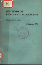 METHODS OF BIOCHEMICAL ANALYSIS  VOLUME 26