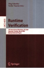 Lecture Notes in Computer Science 4839 Runtime Verification 7th International Workshop