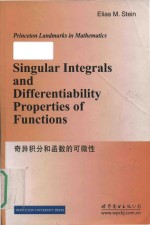 Singular integrals and differentiability properties of functions = 奇异积分和函数的可微性