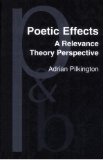 POETIC EFFECTS A RELEVANCE THEORY PERSPECTIVE