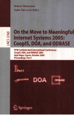 Lecture Notes in Computer Science 3760 On the Move to Meaningful Internet Systems 2005:CoopIS