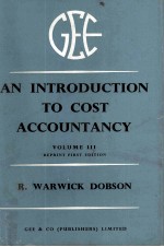 An Introduction To Cost Accountancy Volume III