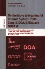 Lecture Notes in Computer Science 4275 On the Move to Meaningful Internaet Systems 2006:CoopIS