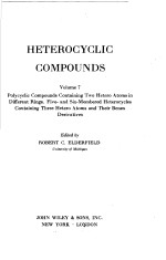 HETEROCYCLIC COMPOUNDS VOLUME 7