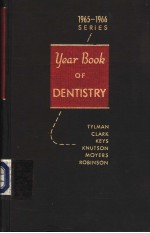 THE YEAR BOOK OF DENTISTRY  (1965-1966 YEAR BOOK SERIES)