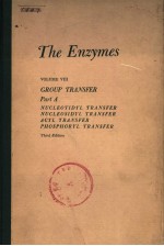 THE ENZYMES  VOLUME VIII GROUP TRANSFER  PART 4  THIRD EDITION