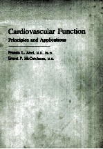 CARDIOVASCULAR FUNCTION PRINCIPLES AND APPLICATIONS