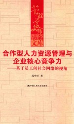 合作型人力资源管理与企业核心竞争力  基于员工间社会网络的视角