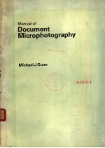 MANUAL OF DOCUMENT MICROPHOTOGRAPHY