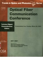 TOPS VOLUME 54  OPTICAL FIBER COMMUNICATION CONFERENCE  TECHNICAL DEGEST POSTCONFERENCE EDITION  PRE