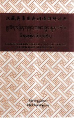 汉藏英常用新词语图解词典  汉、藏、英文