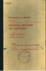 TECHNIQUES OF CHEMISTRY  VOLUME 1  PHYSICAL METHODS OF CHEMISTRY  PART 3